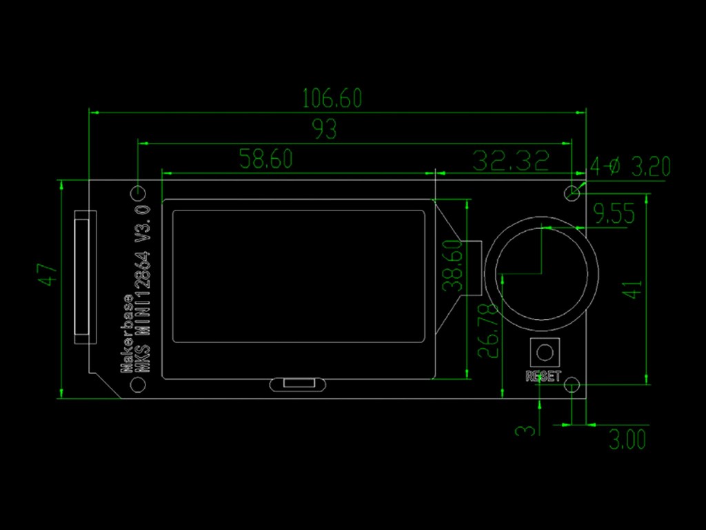 Дисплейный модуль MKS MINI12864 V3SD