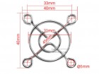 Решётка на вентилятор 40мм