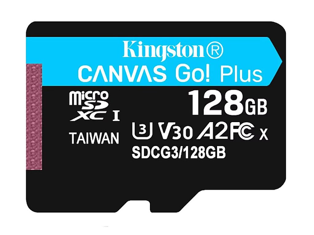 Карта памяти micro-SD Kingston Canvas Go Plus 128Гб