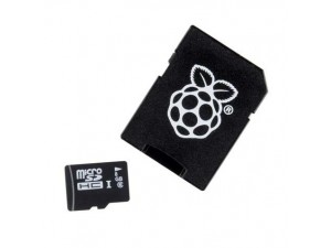 Карта памяти MicroSD 16Гб с предустановленной ОС для Raspberry Pi                                               