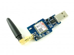 Модуль GSM/GPRS связи SIM800C с USB, Bluetooth, SMA