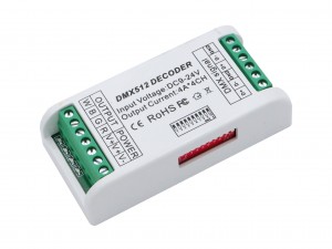 Контроллер светодиодной ленты DMX512, 4-канальный RGBW