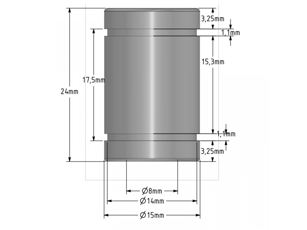 Линейный подшипник LM8UU