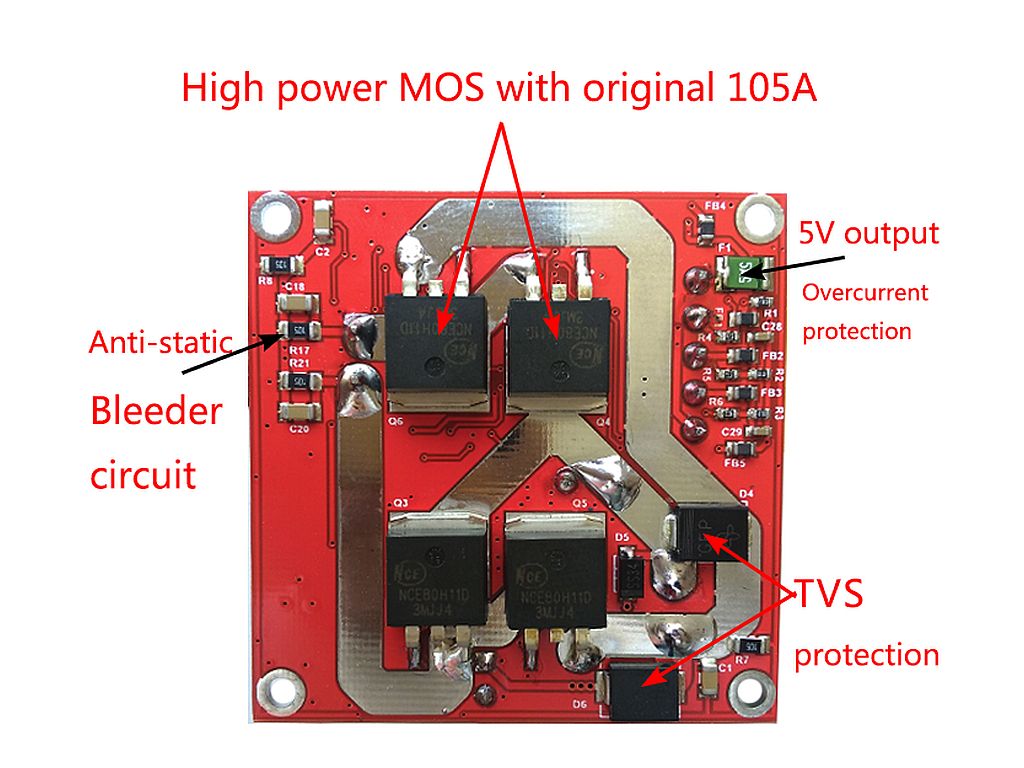 Драйвер двигателя (ДПТ) XY-15AS, 12А (20А)