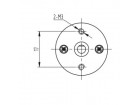 Двигатель с редуктором JGA25-370B, U=12В, энкодер