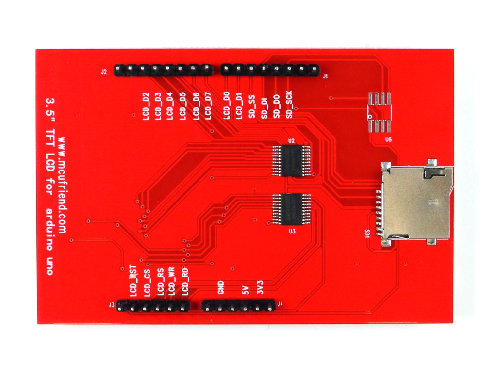  Дисплей TFT цветной для Arduino, 320x480, 3.5",с сенсорной панелью