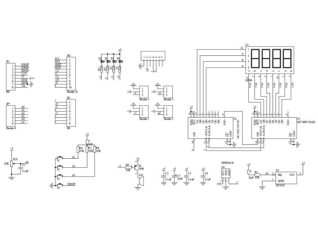 Многофункциональный модуль для Arduino