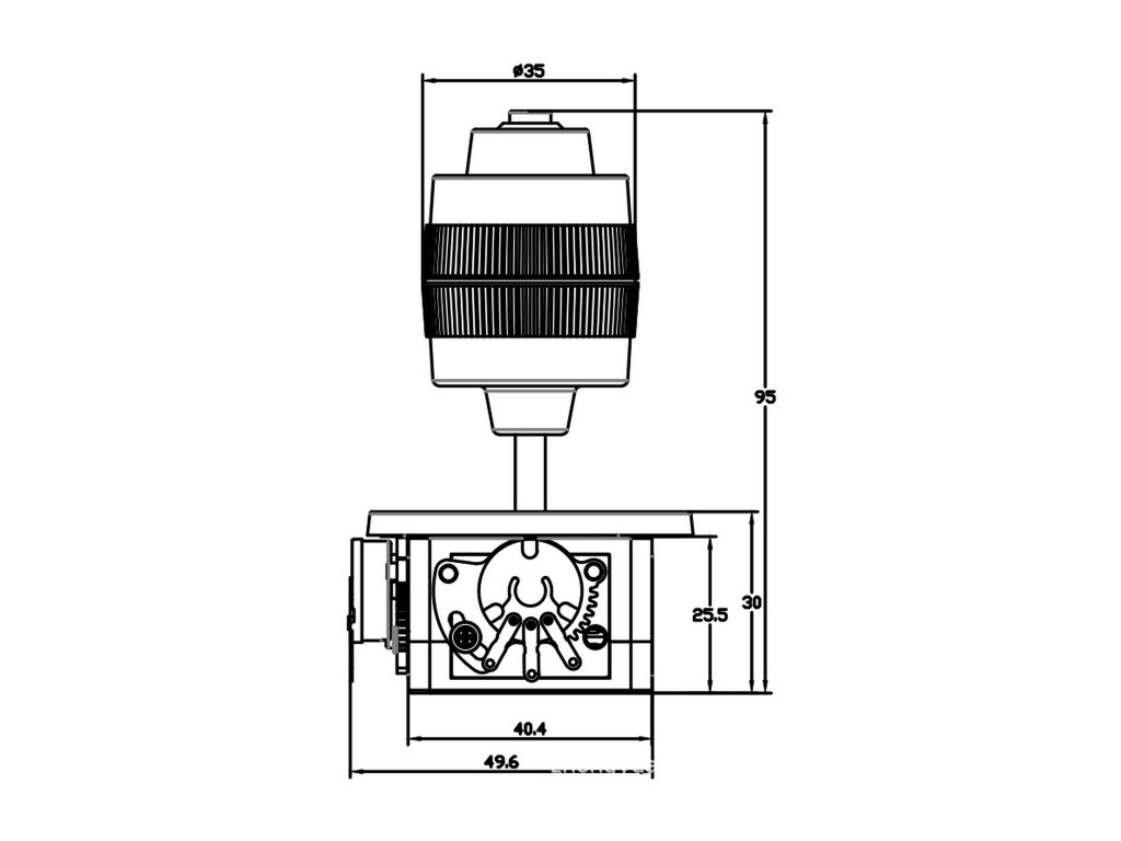 Джойстик 4-х координатный JH-D400B