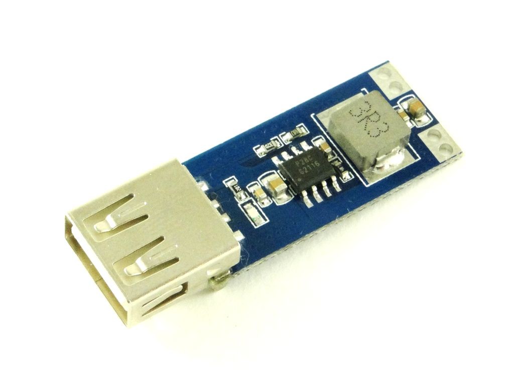 Преобразователь повышающий с USB, 5В, 1,5A