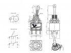 Тумблер двухпозиционный, MTS-202
