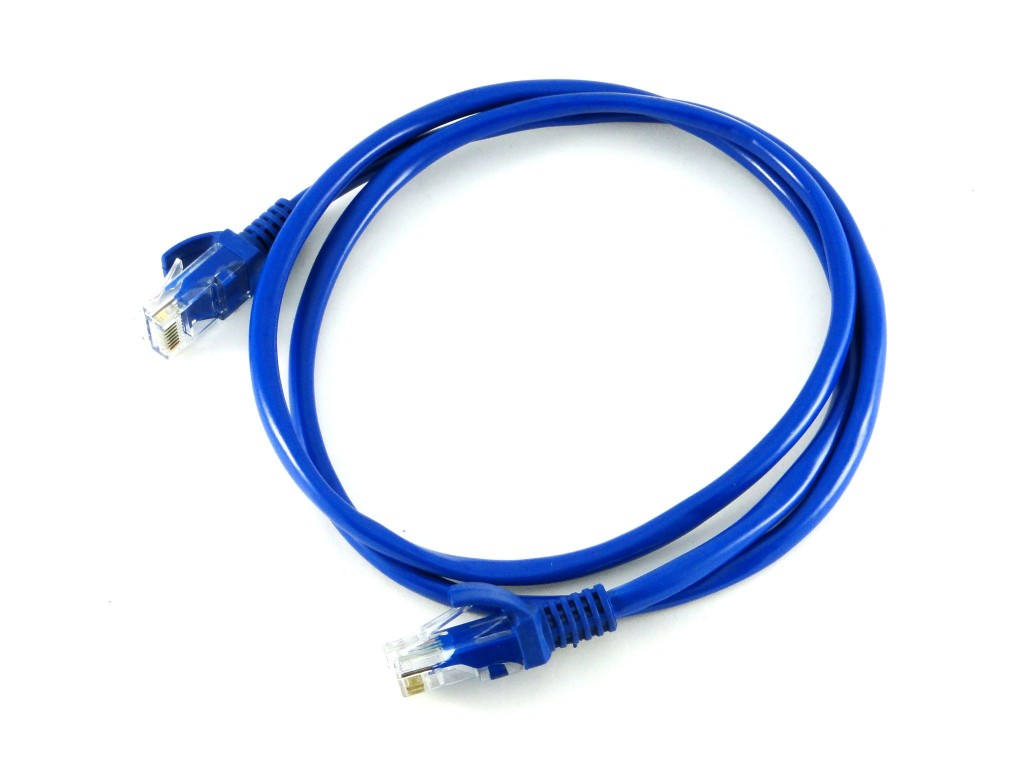 Патч-корд RJ45-RJ45 литой, Cat. 5, 1м