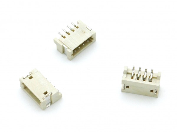 Гнездо ZH1.5 четыре контакта, SMD