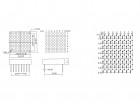 Светодиодная матрица 8x8 KEM-7088, с общим катодом, 20x20мм