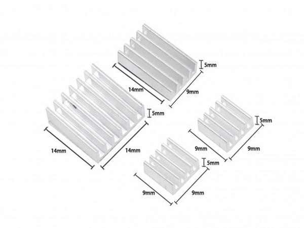 Набор радиаторов для Raspberry Pi 4