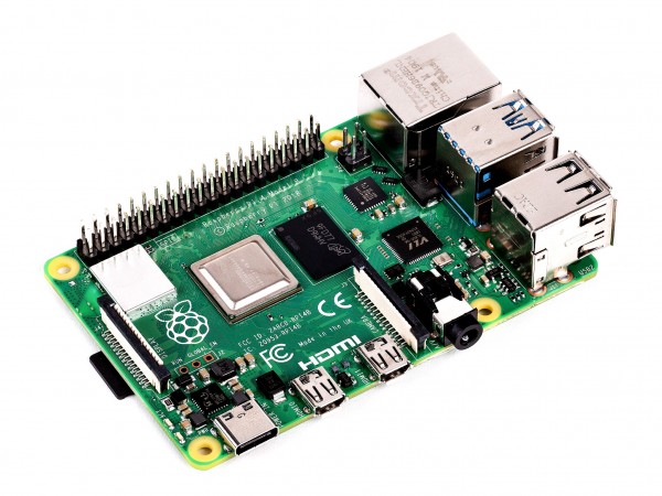 Микрокомпьютер Raspberry Pi 4 Model B (4 ГБ памяти)