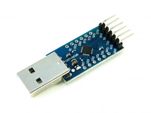 Преобразователь USB-UART с DTR, CP2104, разъем USB-A