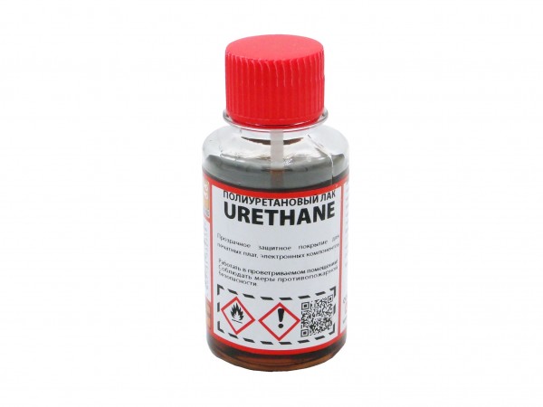 Лак уретановый Solins URETHANE, флакон с кистью, 100 мл